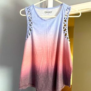 Women’s Ombré Tank, Size Large